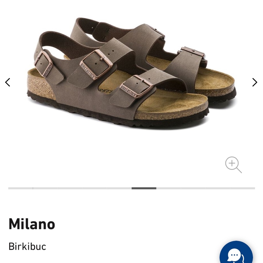 NWOT Milano Birkibuc men’s Birkenstock sandals in Mocha